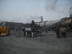 Sludge drying production line in Milos Jakes Inner Mongolia