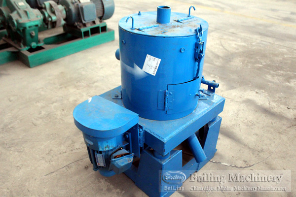 Centrifugal ore separator for gold